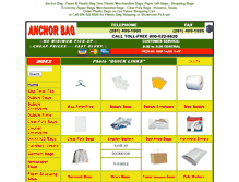 Tablet Screenshot of anchorbag.com
